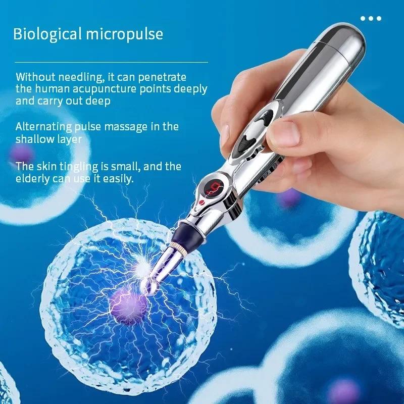 Stylo d'acupuncture électronique, soulagement de la douleur, Point de Massage, énergie méridienne, m