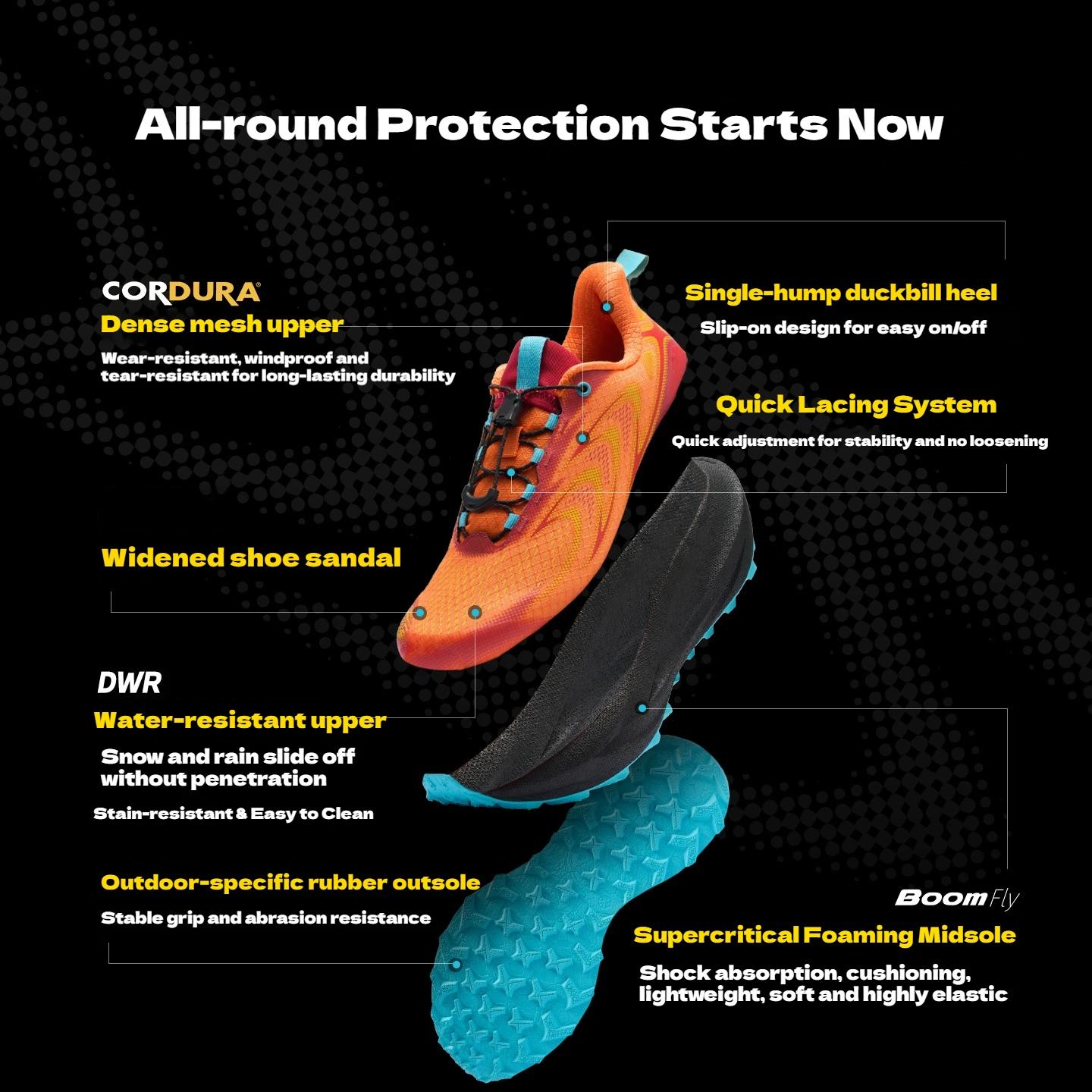 BMAI chaussures de randonnée pour hommes respirant Trail homme baskets léger montagne hommes chaussu
