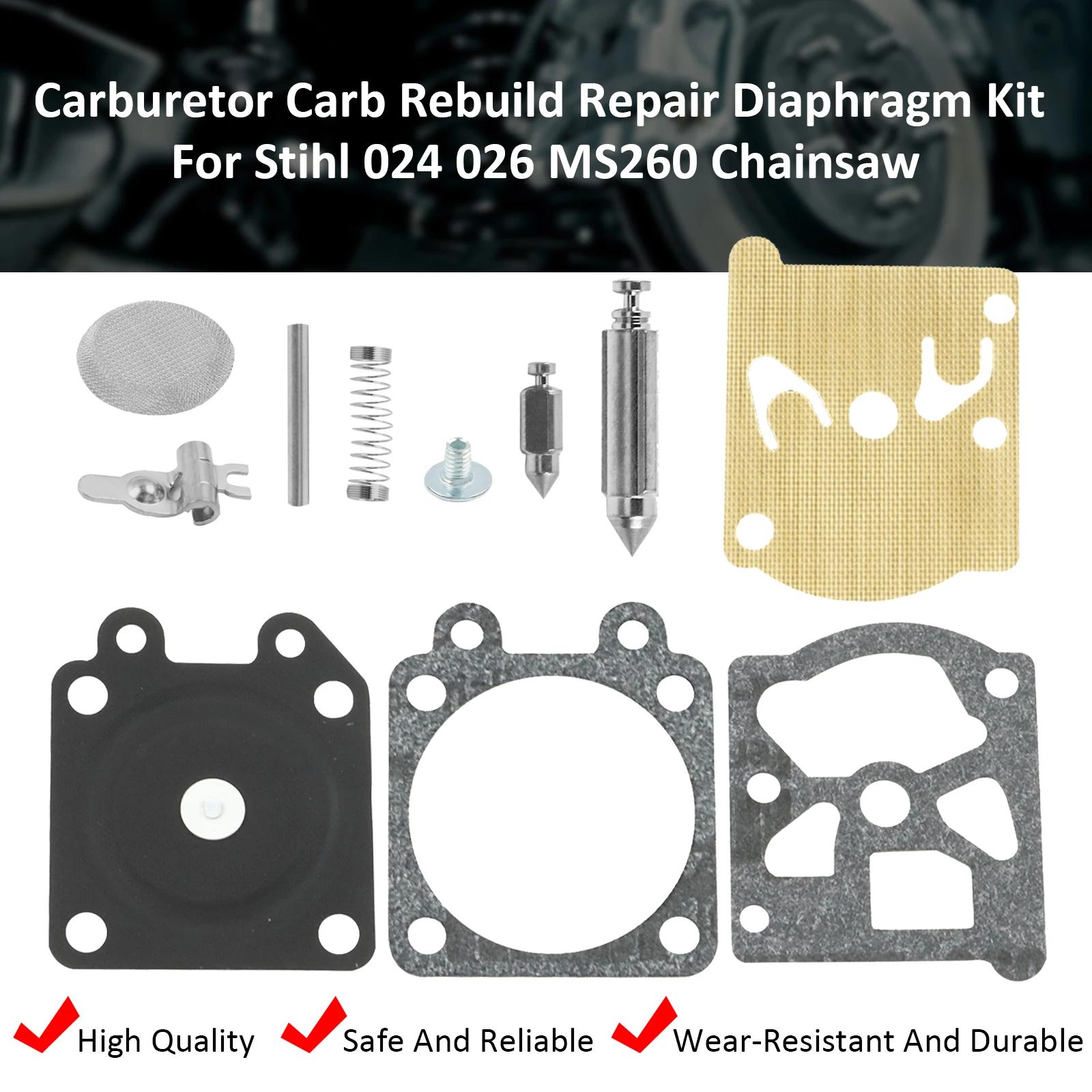 Kit de réparation de reconstruction de carburateur de tronçonneuses pour Walbro K11-WAT Stihl MS210