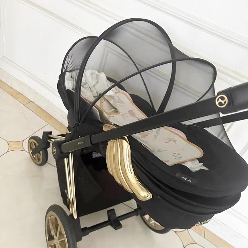 Moustiquaire pour Bébé, Double Fermeture Éclair, Pliable et Facile à Utiliser en Voyage, pour Cybex