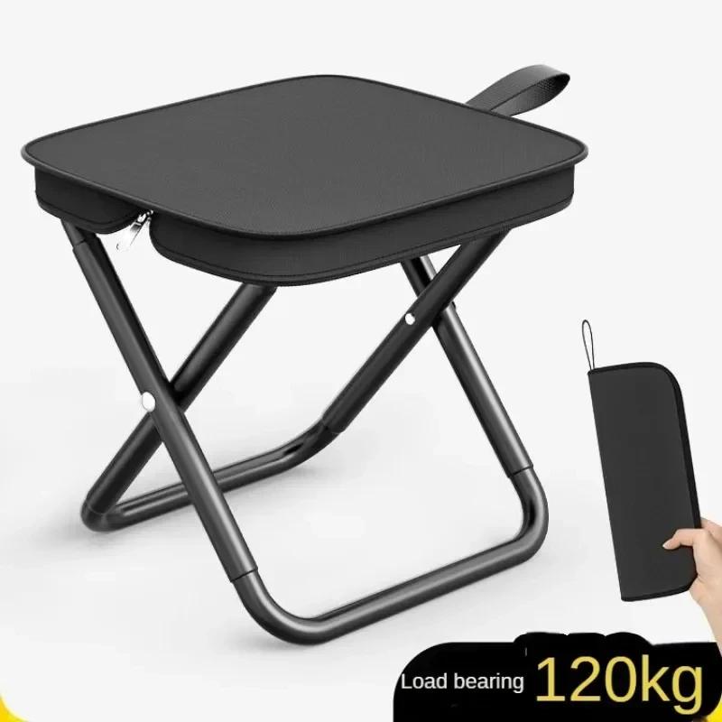 Chaise pliante multifonctionnelle portative de camping de pique-nique en plein air, tabouret de pêch