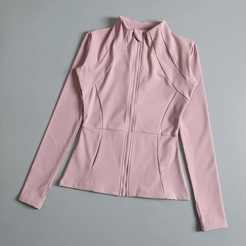 Manteau de yoga femme manches longues élastique lâche pour exercice fitness et soutien quotidien