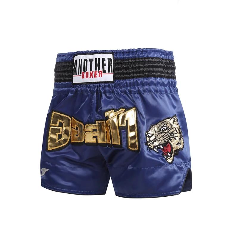 Tigre Muay Thai Shorts Satin Kick Boxing Shorts Hommes Femmes Enfants Gym Arts martiaux MMA Vêtement