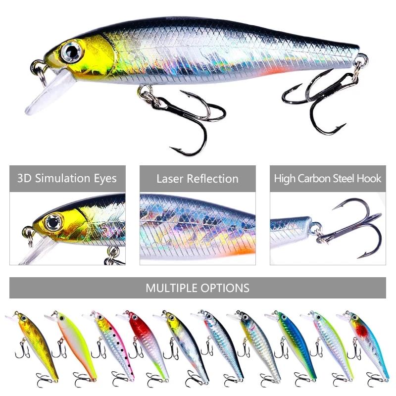 Minnow manivelle Wobbler Jerkbait leurre de pêche 8.8Cm 9G Isca artificiel Carkbait Wobblers Swimbai