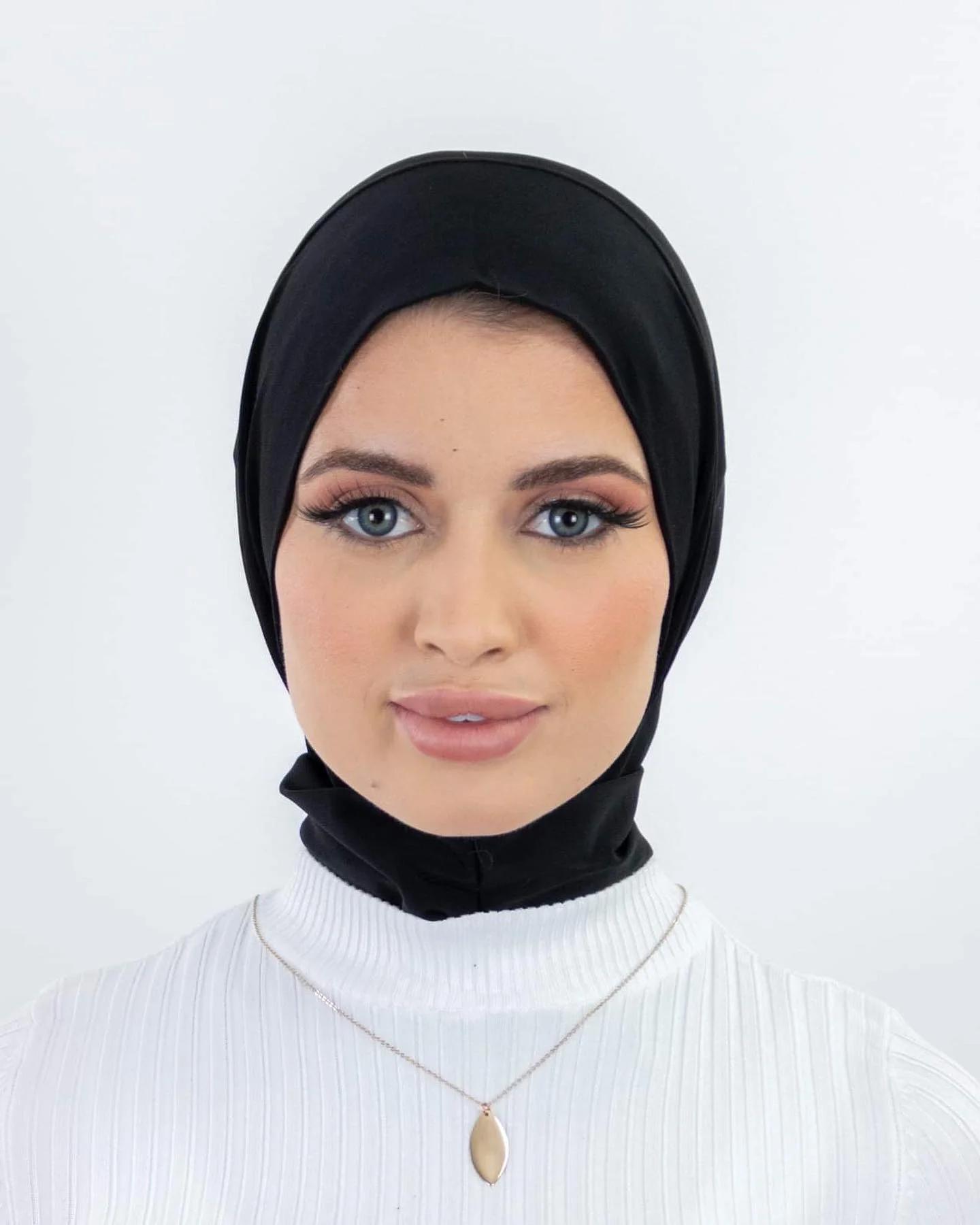 Prêt à porter couverture complète intérieure instantanée Hijab qualité supérieure Jersey écharpe ave