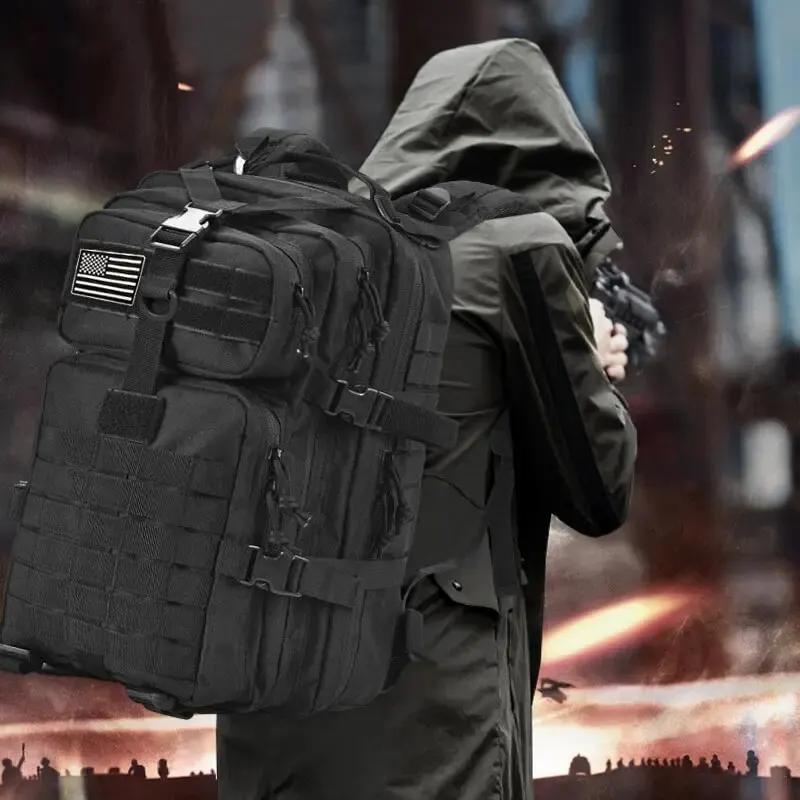 50L grande capacité hommes sac à dos tactique 3P Softback extérieur étanche Bug sac à dos randonnée