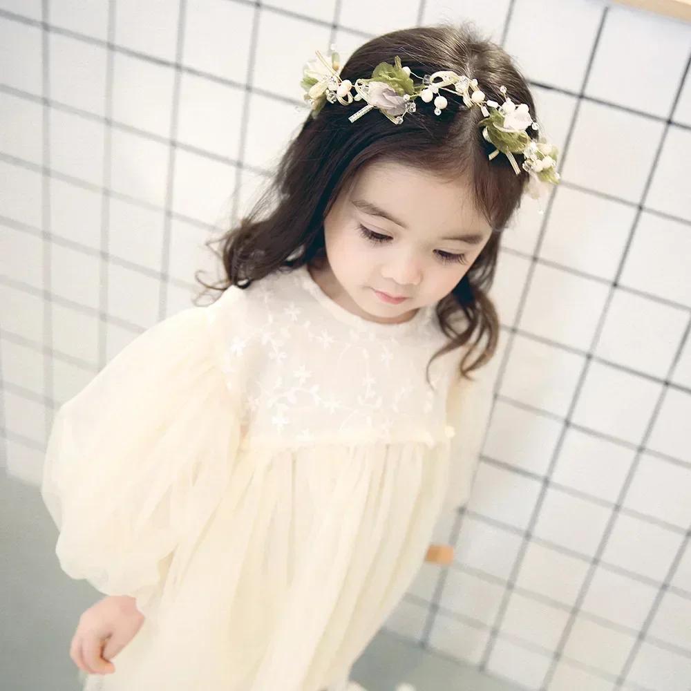 HoneyCherry nouveaux enfants robes pour filles printemps fille robe enfant bébé doux princesse robe