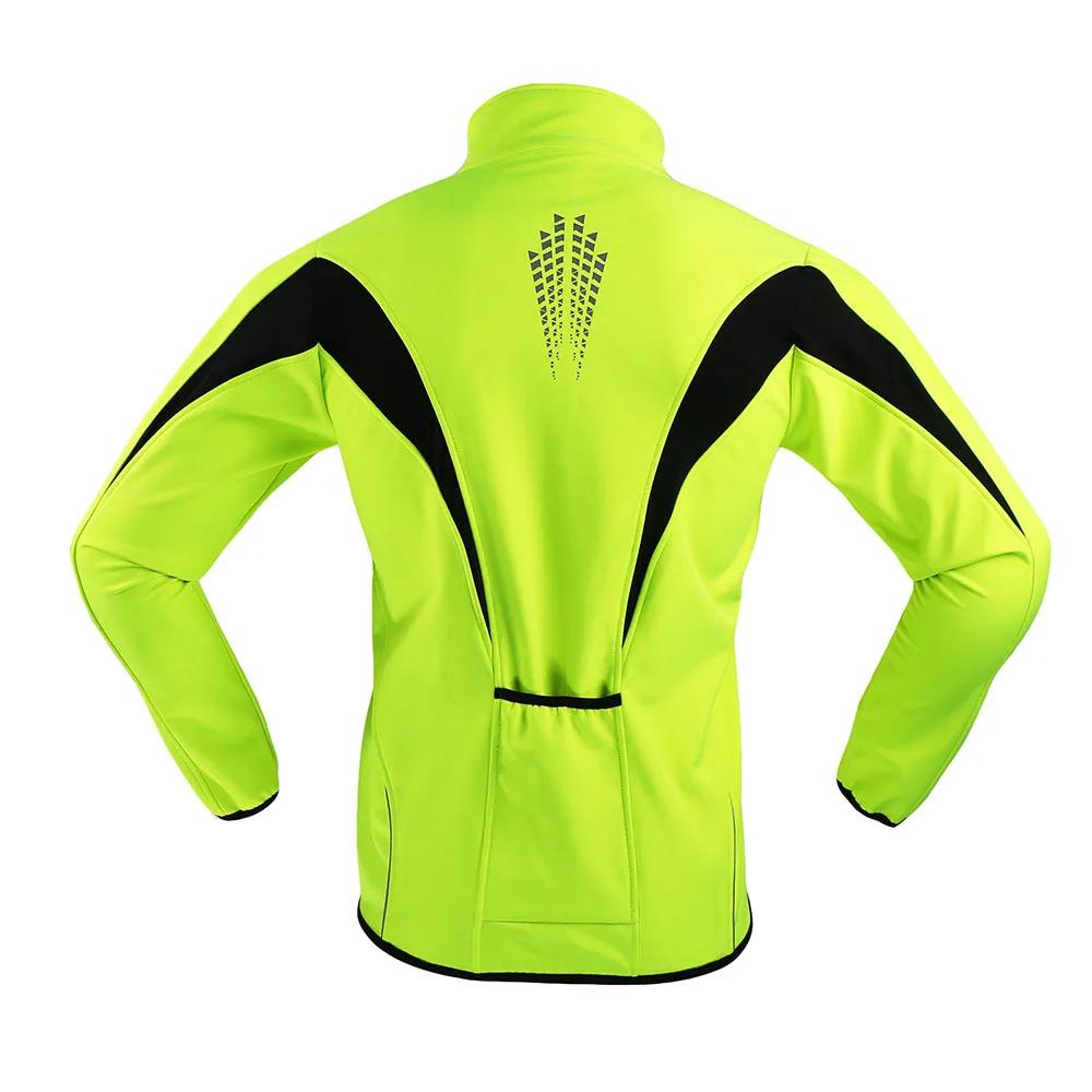ARSUXEO hommes hiver veste de cyclisme thermique polaire Softshell coupe-vent imperméable respirant
