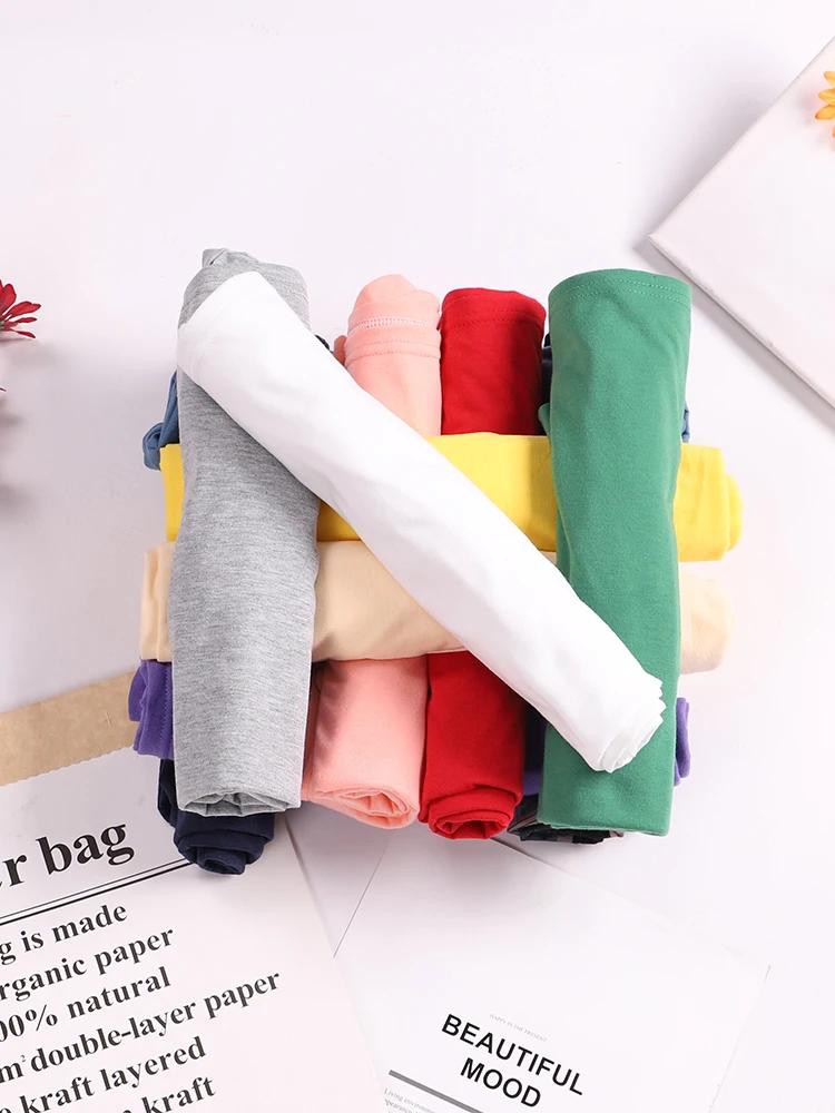 T-Shirts d'été à manches courtes et col rond pour femmes, couleur unie, confortables, assortis avec