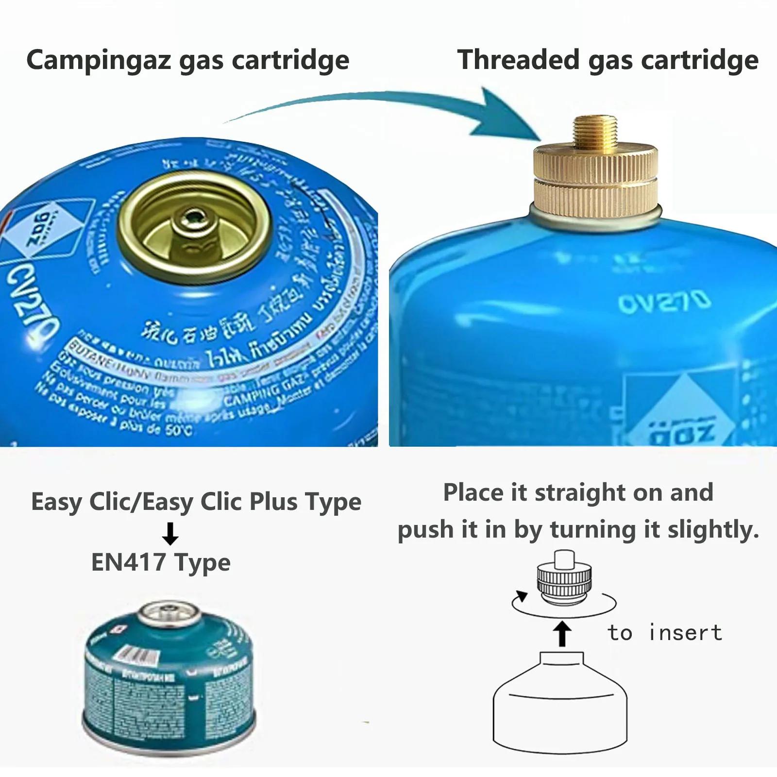 Adaptateur de recharge de cartouche de gaz Campingaz, gaz de camping, remplissage précieux, facile,