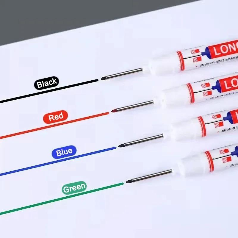 Marqueurs à tête longue à trou profond de 20mm, 8 pièces/ensemble, pour stylo perforant en métal, ét