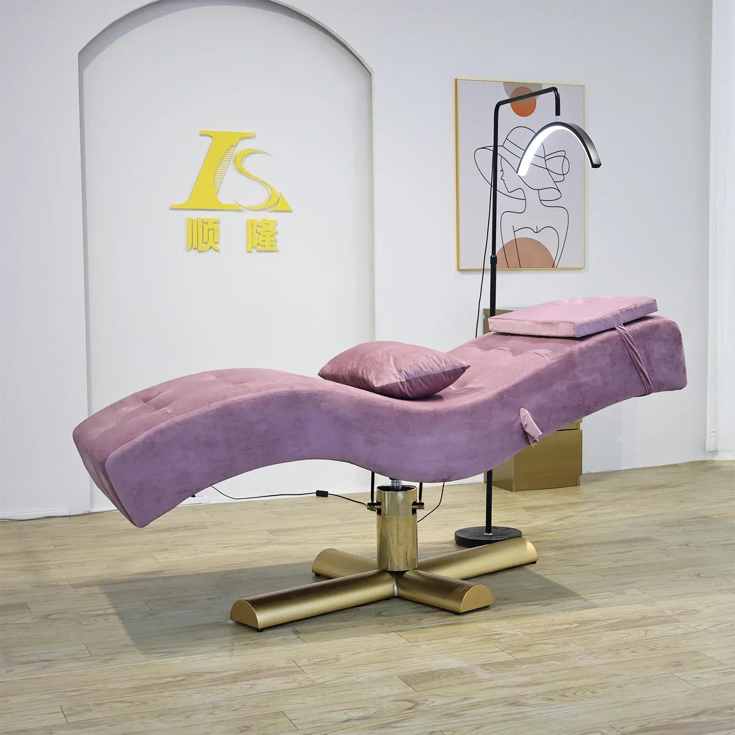 Table de soin esthétique XinSheng pour hydrothérapie faciale et massage de la tête, lit de salon pou