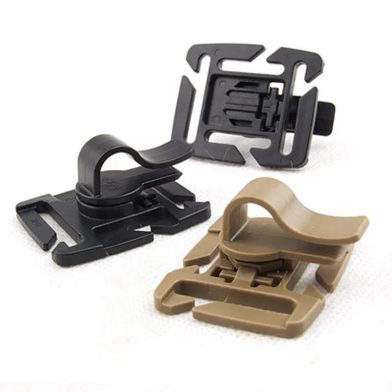 Clip de Tube à boire rotatif Molle, 2 pièces, vessie d'hydratation, piège à Tube de paille, Clip de