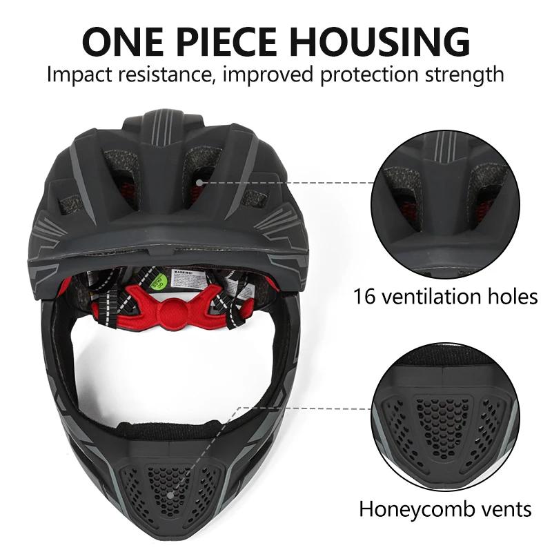 Eastinear-Casque de sécurité pour enfants avec feu arrière, poignées intégrales, chapeau amovible, s