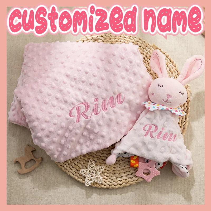 Ensemble de poupées bébé personnalisées avec nom Bibi, couette, couverture, literie et serviette - C