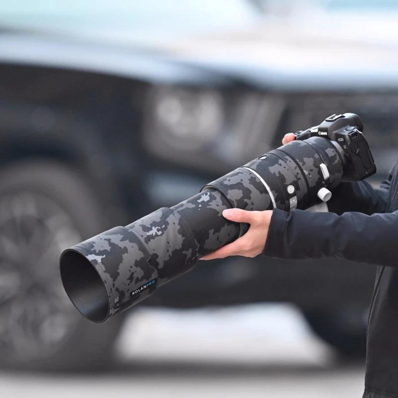ROLANPRO Manteau d'objectif étanche pour IL RF 200-800mm F6.3-9 IS USM CamSolomon Juste de pluie Étu