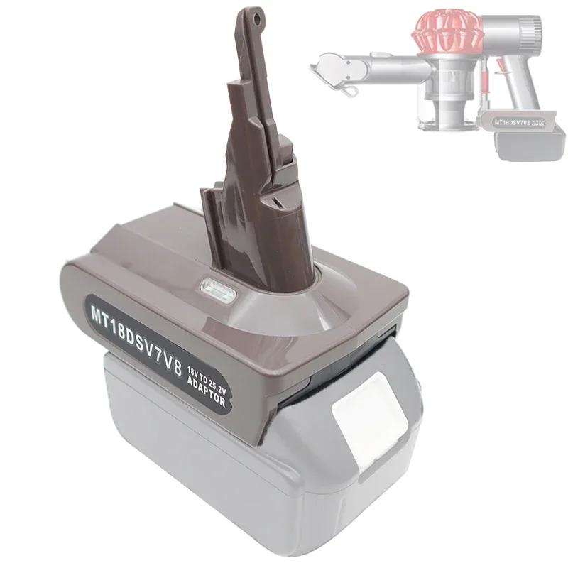 Adaptateur de batterie Li-ion MT18DSV7V8 ML18DSV7V8 DW18DSV7V8 BS18DSV7V8 pour Makita pour Milwaukee