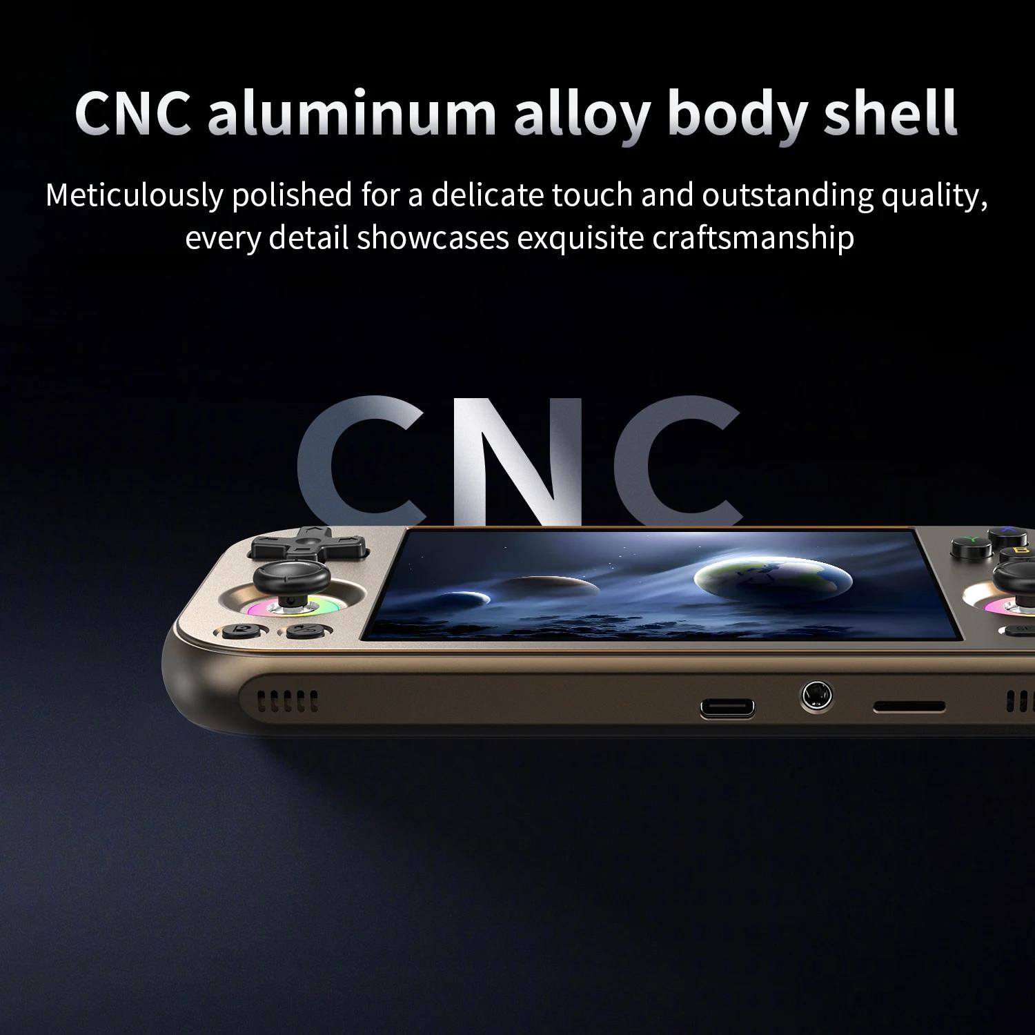 ANBERNIC RG 477M Console de jeu portable rétro 4.7 "LTPS écran dans le cellule dimension 8300 lecteu