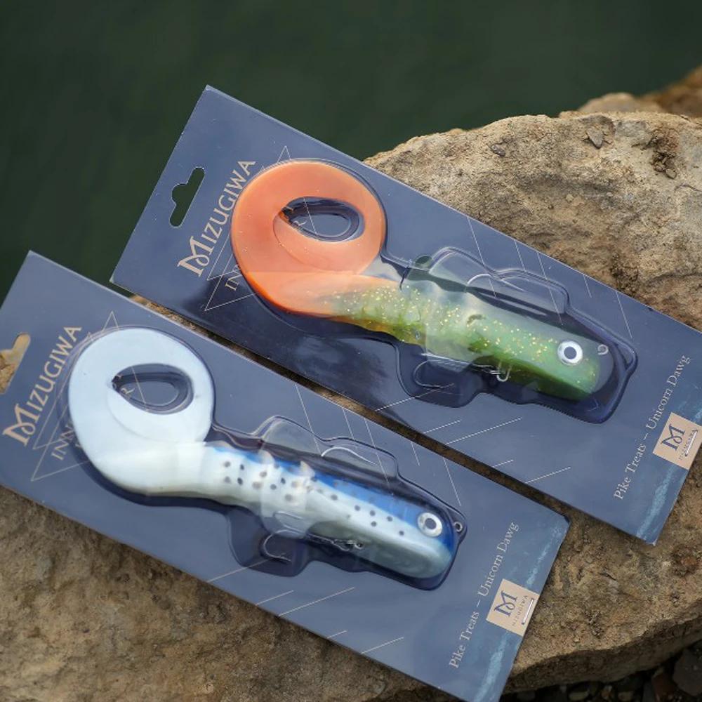 Appât souple pour la pêche en eau douce, leurre pour attraper des poissons tels que les brochets, le