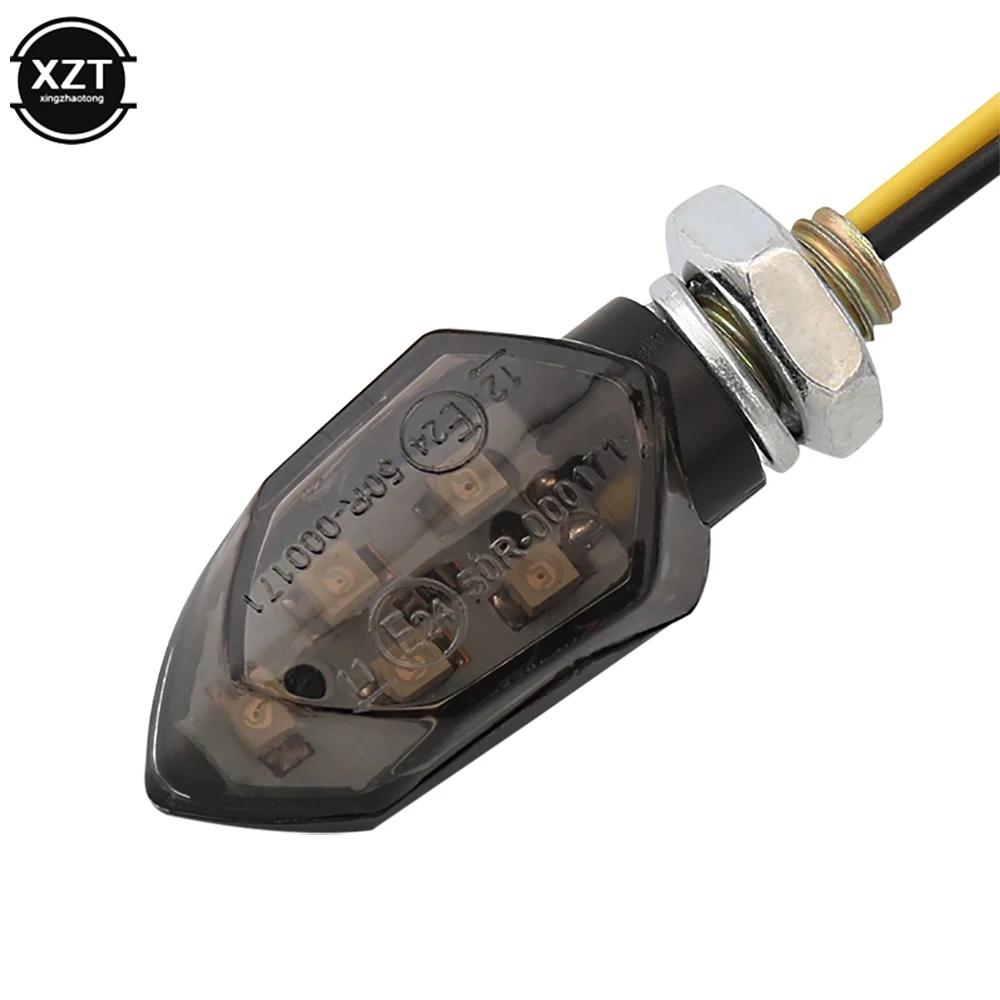 4 pièces moto clignotant indicateur LED universel Kawasaki moto Streetcar Scooter Signal lumineux