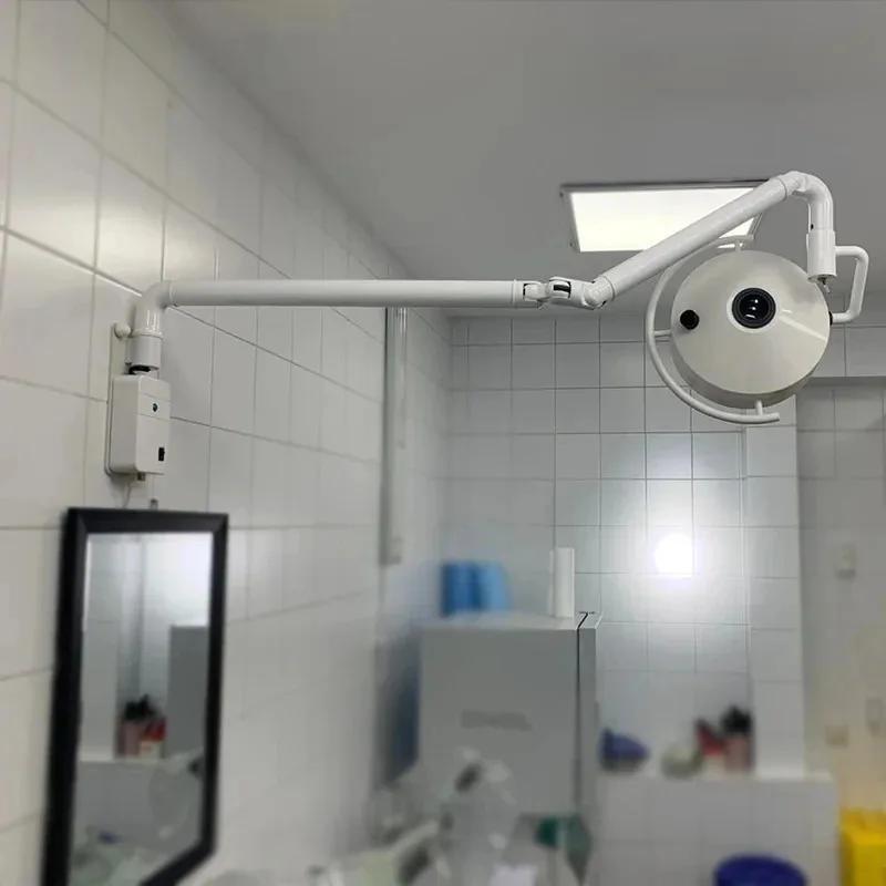 Lampe chirurgicale murale LED 72W 2026 pour chirurgie dentaire et vétérinaire, sans ombre, 90V-230V,