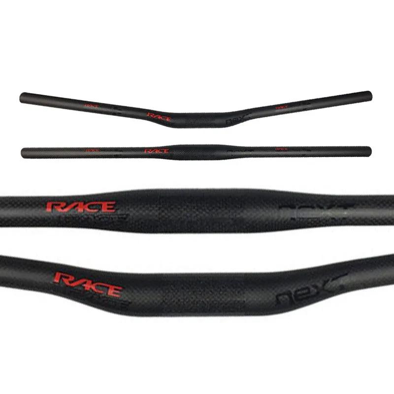 Race Face NEXT VTT 3K fibre de carbone plat Horizontal guidon de vélo en carbone pièces de vélo vtt