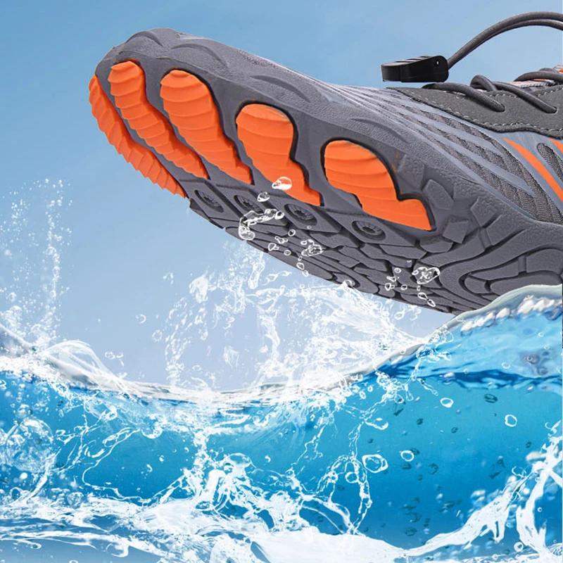 Chaussures aquatiques amphibies EOCENE à séchage rapide pour la plage, la natation, le surf, la rand