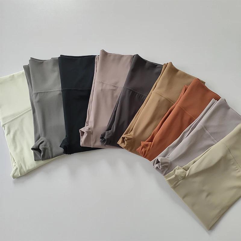 Leggings de fitness à sensation nue pour femmes, pantalons de yoga d'entraînement doux, collants de