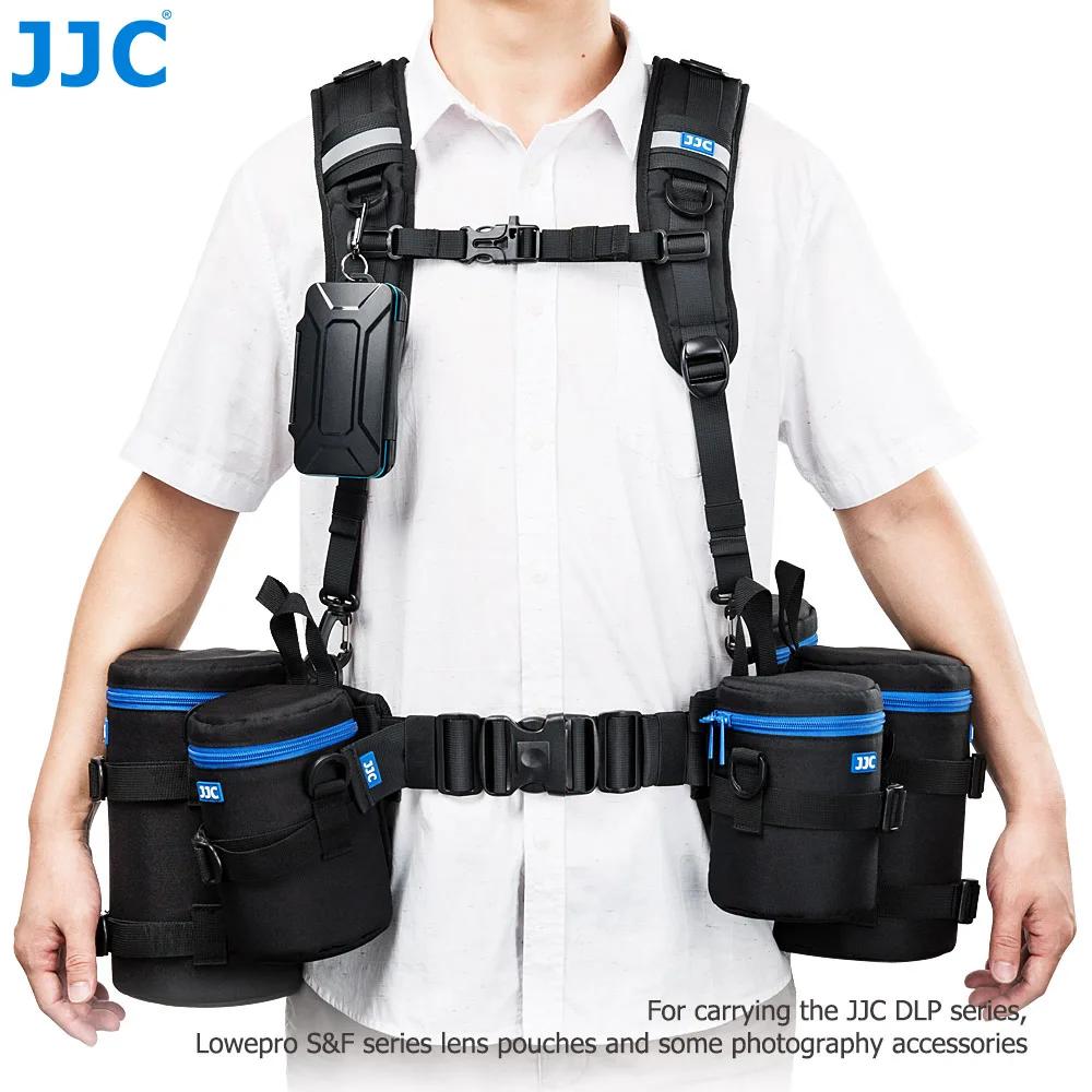 JJC – système de bandoulière pour photographie, gilet de poitrine, sangles de sécurité pour sac d'ob