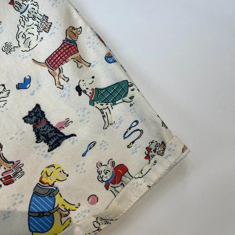 Pantalon décontracté ample pour enfants, motif chiens de dessin animé, collection Printemps-Automne