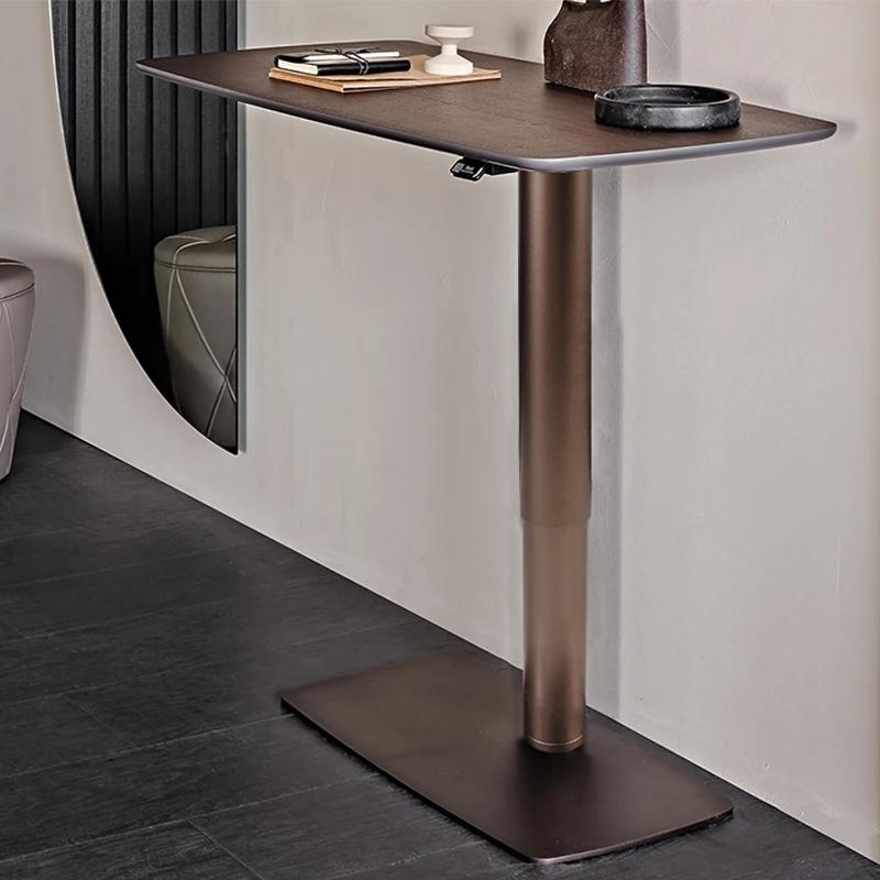 Table basse multifonctionnelle en céramique ou en bois, table d'ordinateur, table d'étude réglable e