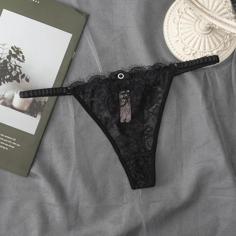 Femmes Sexy à lacets découpé string sous-vêtements respirants pour femmes string sous-vêtements Стри
