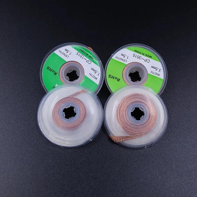 Dissouder ruban tressé cuivre soudage soudure soudure dissolvant 1/1.5/2/2.5/3/4mm fil à souder mèch