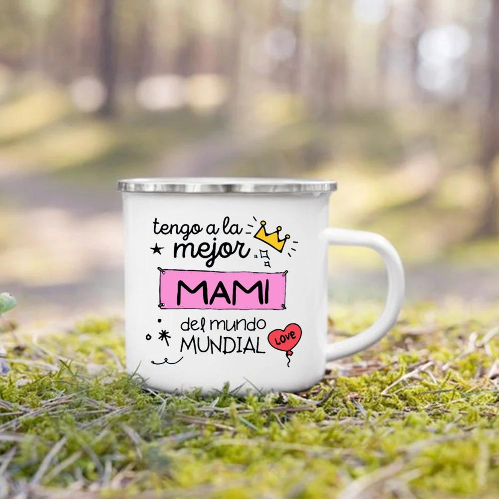 Tasse imprimée la meilleure maman du monde, tasses à café créatives, boissons, poignée de lait, tass