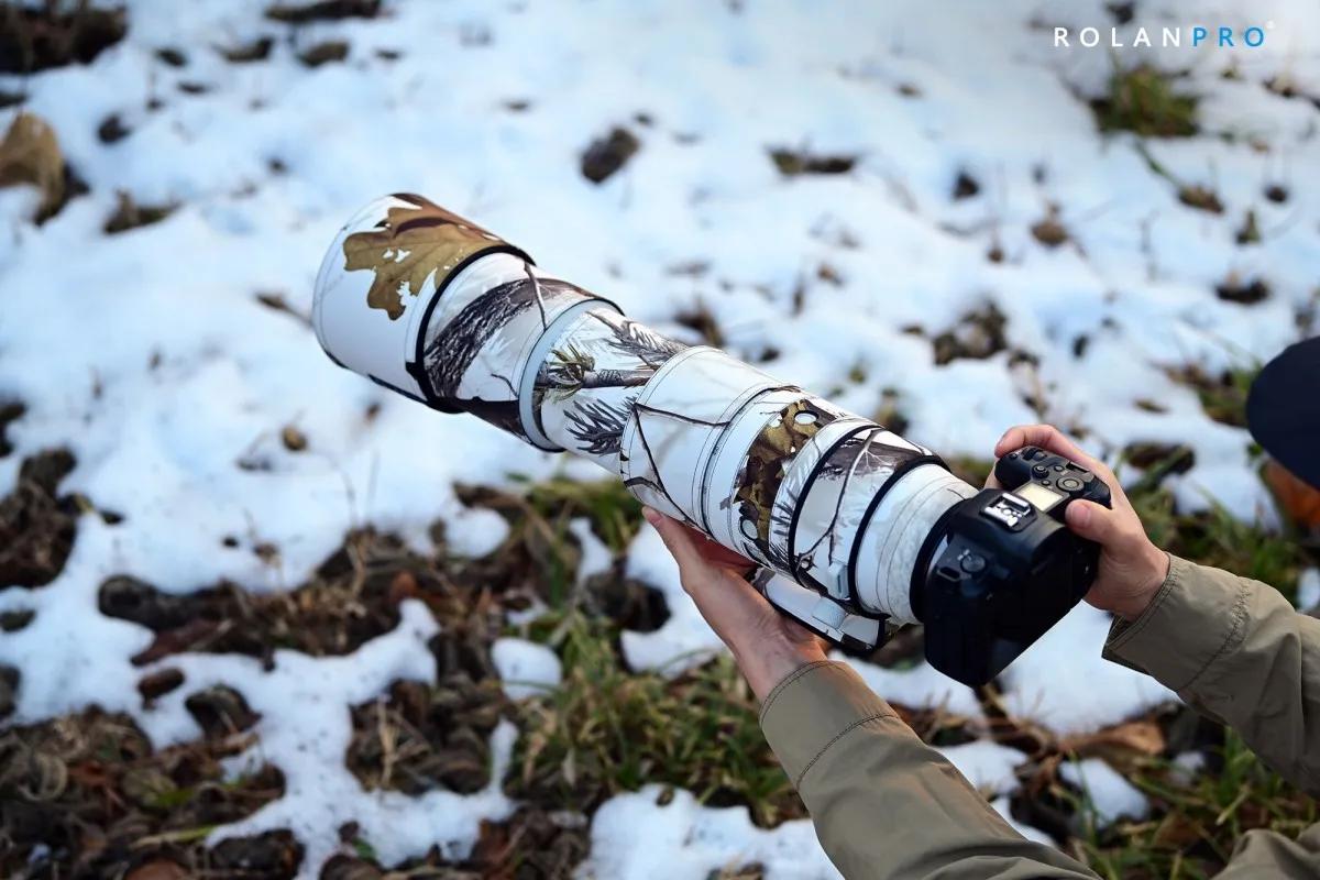 ROLANPRO Manteau d'objectif étanche pour IL RF 200-800mm F6.3-9 IS USM CamSolomon Juste de pluie Étu