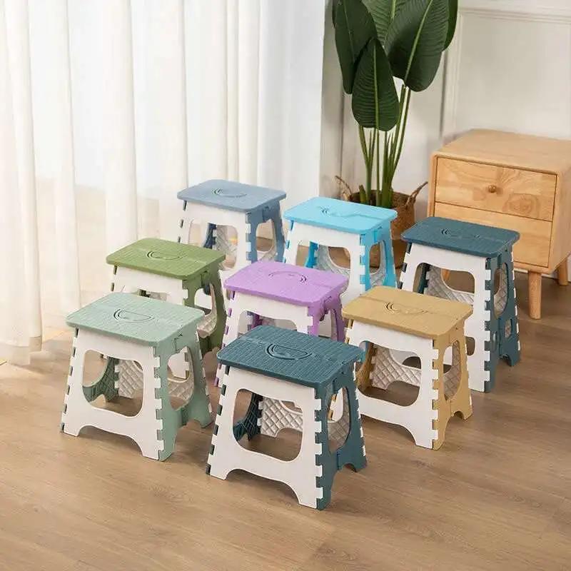 Tabouret pliant en plastique épais, Mini siège d'extérieur Portable pour adultes et enfants, idéal p
