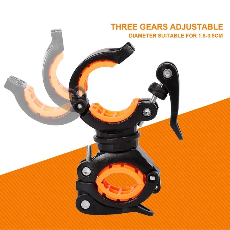 WEST BIKING-Support de lampe de vélo rotatif multifonctionnel et résistant à 360 degrés, accessoires