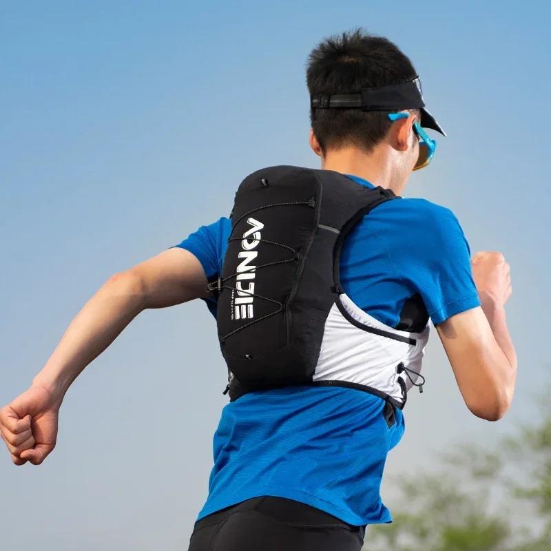 Sac à dos AONIJIE C9116 10L unisexe - Léger et hydratant pour course et randonnée tout-terrain
