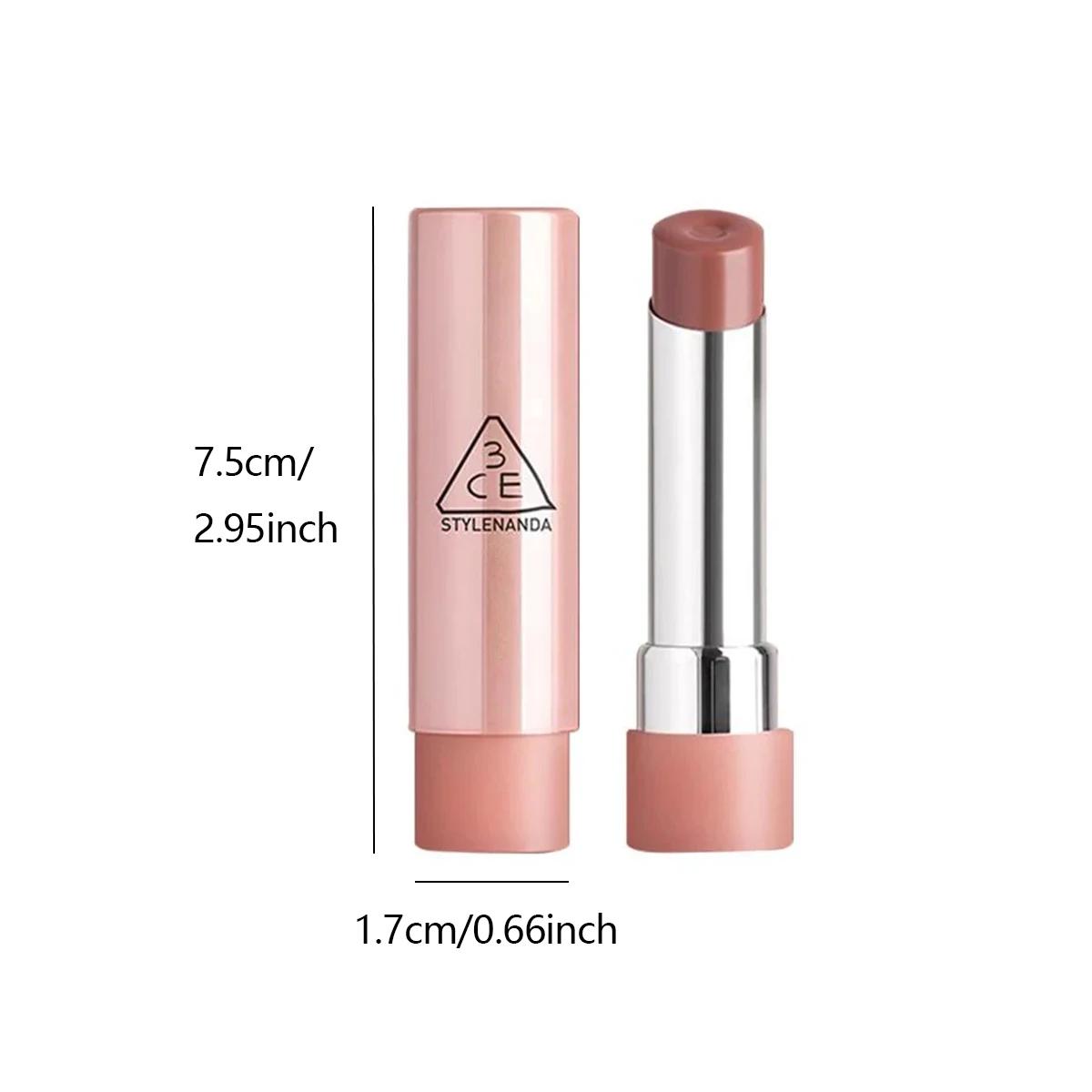 3CE Glazy Lip Glow, texture brillante et glacée, hydratant et non collant, sensation légère et aqueu