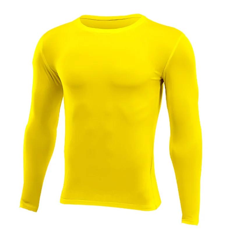 Hommes femmes enfants enfants garçon fille Compression course longue Base t-shirt Fitness Sport bask