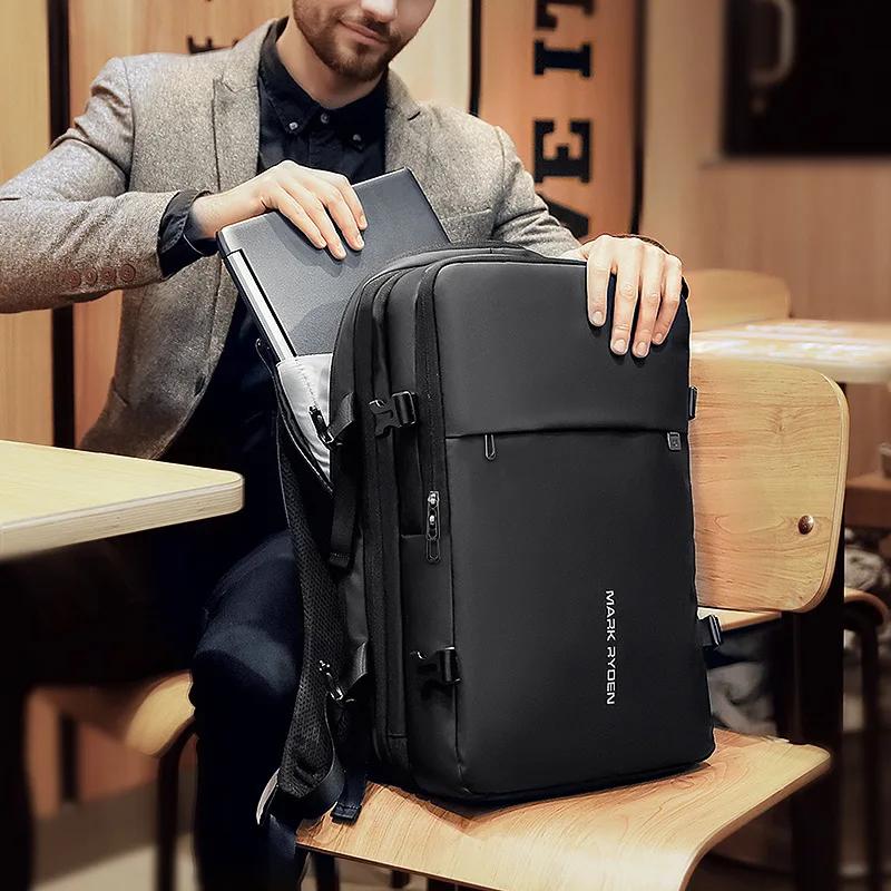 Mark Ryden-Sac à dos pour ordinateur portable 17 pouces pour homme, chargeur USB, multicouche, sac d