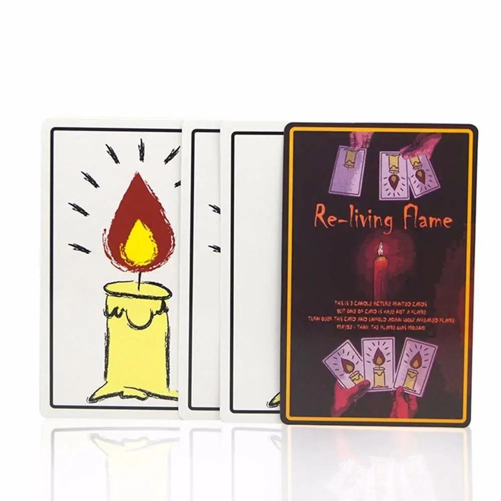 1 ensemble de bougies de relance, cartes magiques, tours de magie, accessoires magiques, nouveau jou