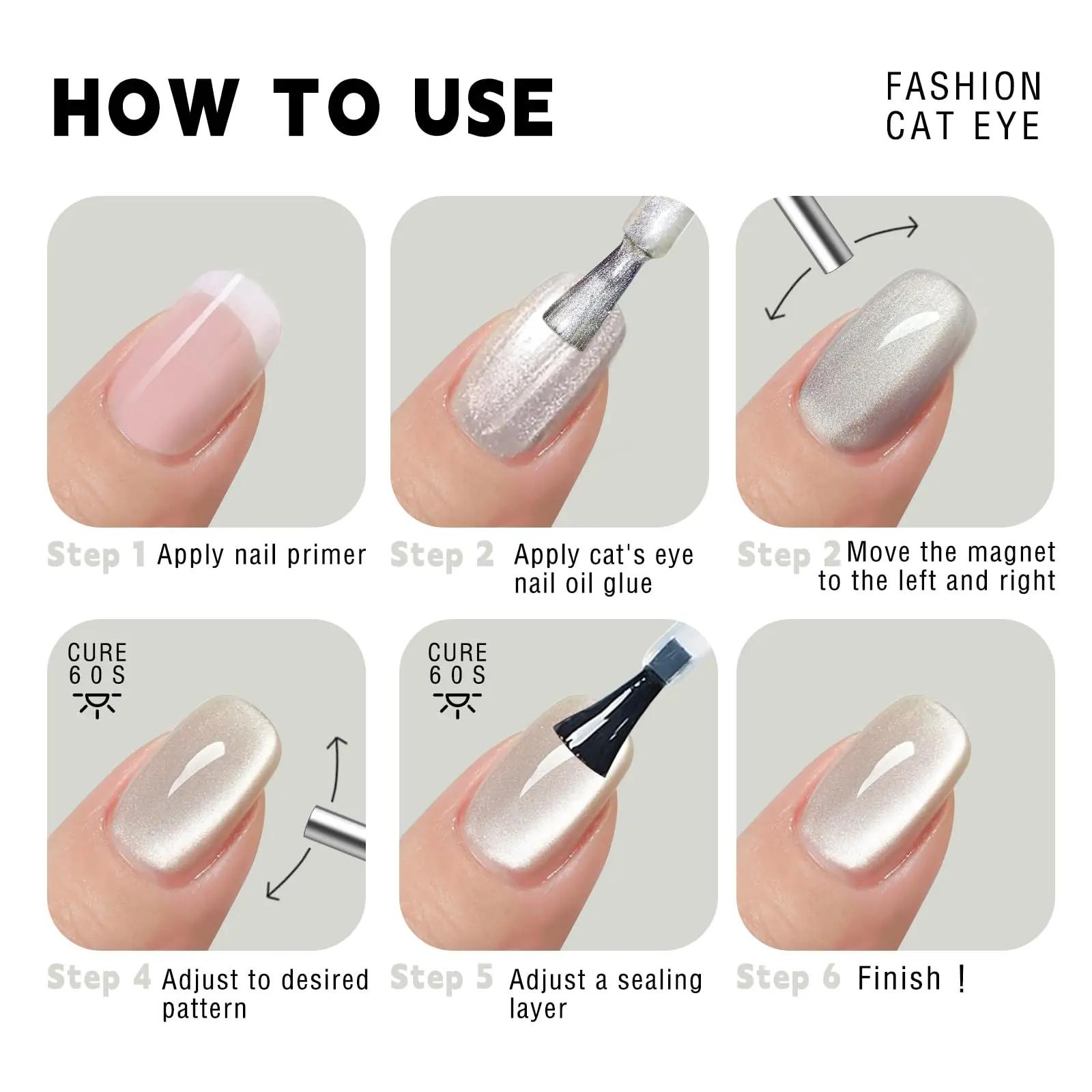 Stylo magnétique rond pour vernis Gel œil de chat, 3X1cm, pour peinture des ongles 3D, bâton magnéti