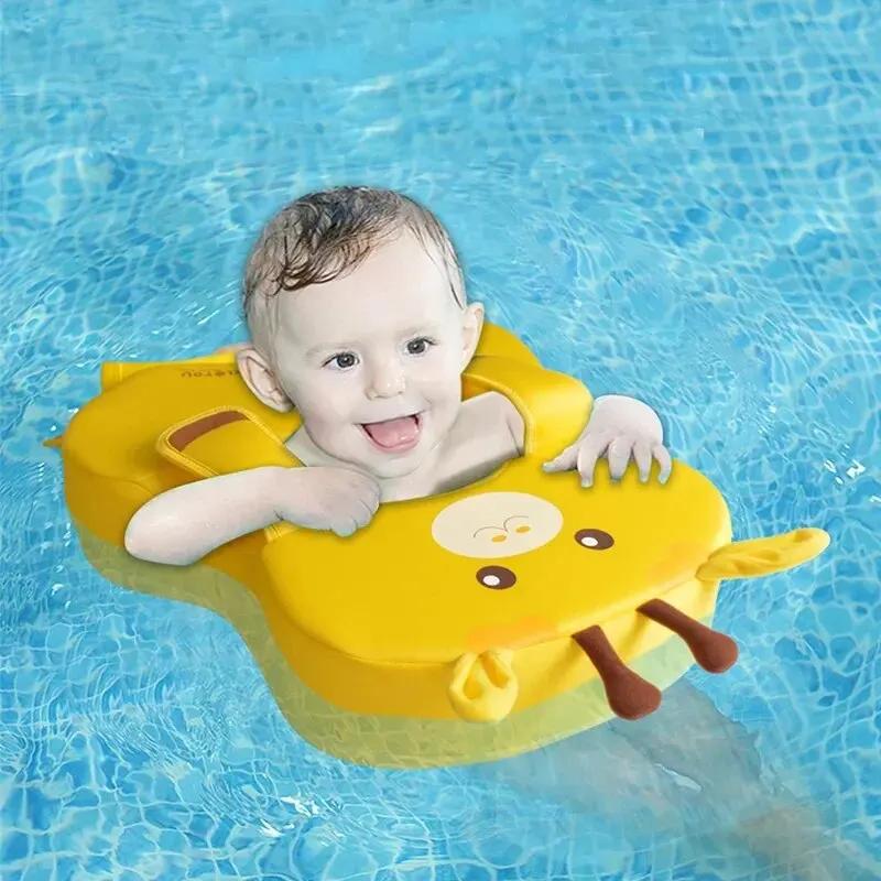 Flotteur de piscine non gonflable pour bébé, anneau flottant parfait pour les tout-petits et les enf