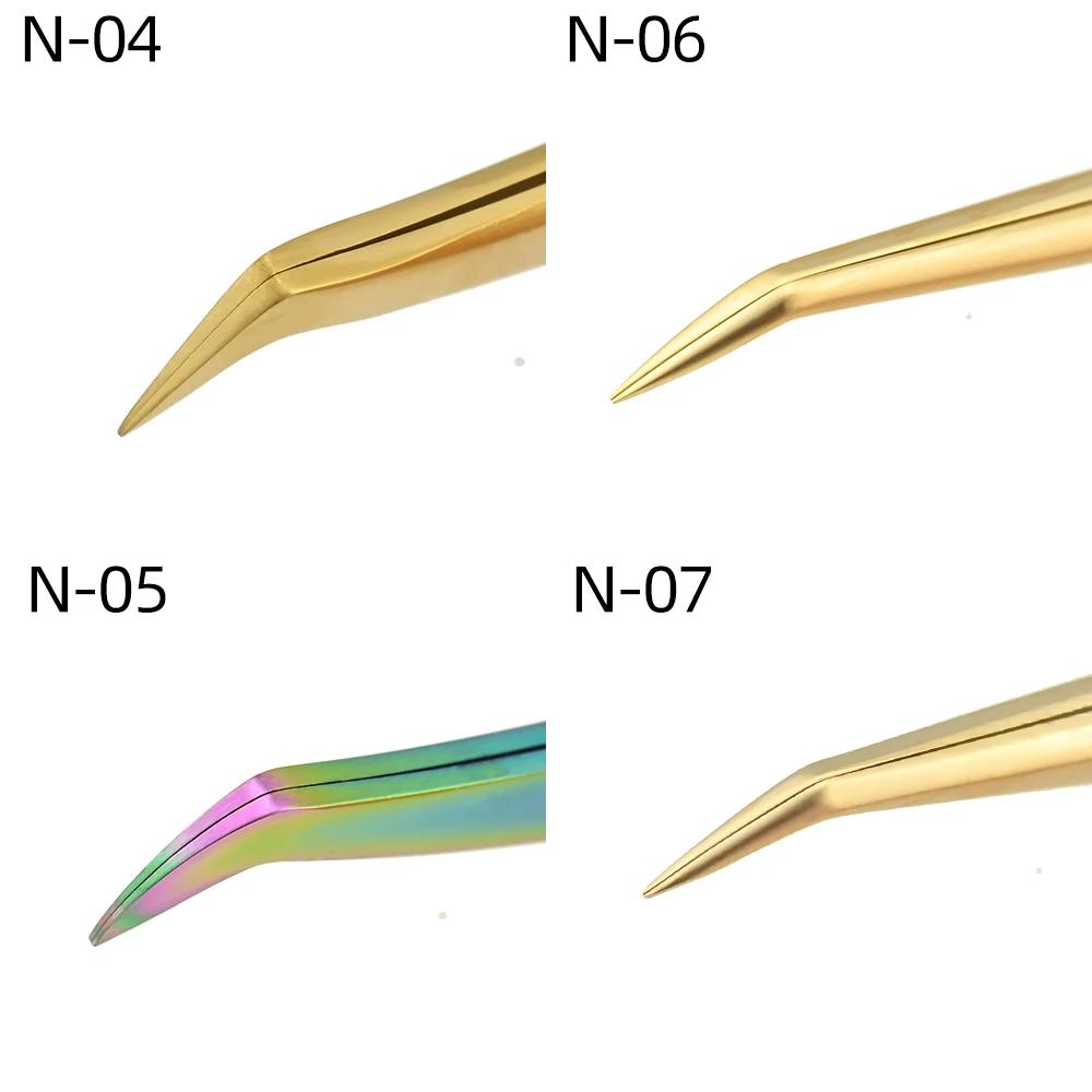 NAGARAKU pince à épiler pour Extension de cils maquillage pince précise 3D pour cils en acier inoxyd