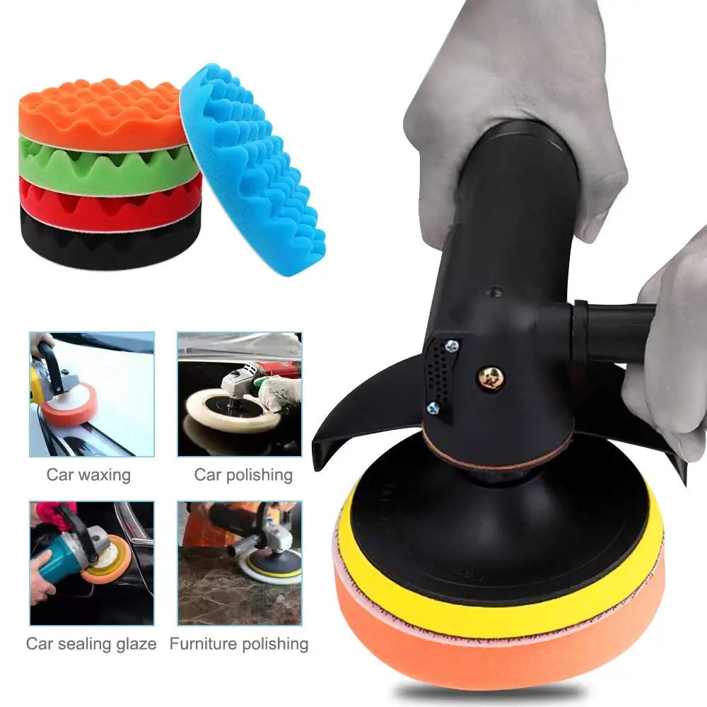 Tampons de polissage 3/4/5/6 pouces pour perceuse, tampons en éponge de polissage composé pour polis