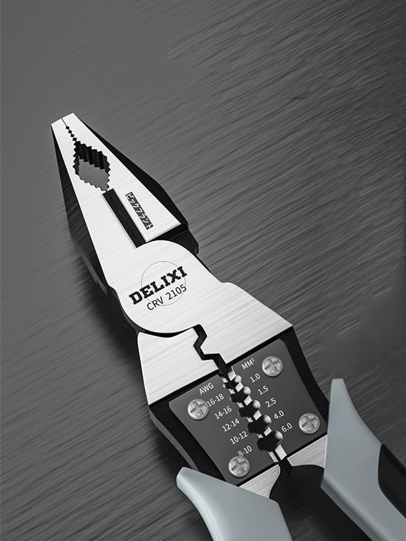 Pince diagonale universelle multifonctionnelle, pince à nez aiguille, outils manuels, outils de quin