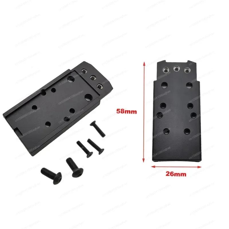 Plaque de Base d'adaptateur métallique universelle, pour Sig Sauer P320 M17 M18 P320 XFull XCompact