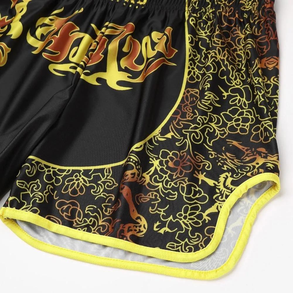 Boxers pour hommes de Muay Thai Shorts Sports MMA Combat Training Pantalon court
