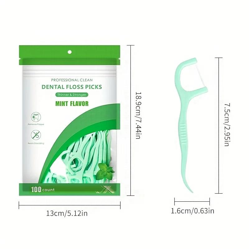 500/300/100 pièces cure-dents ultra-fin aromatisé à la menthe, bâtons de cure-dents haut de gamme sû